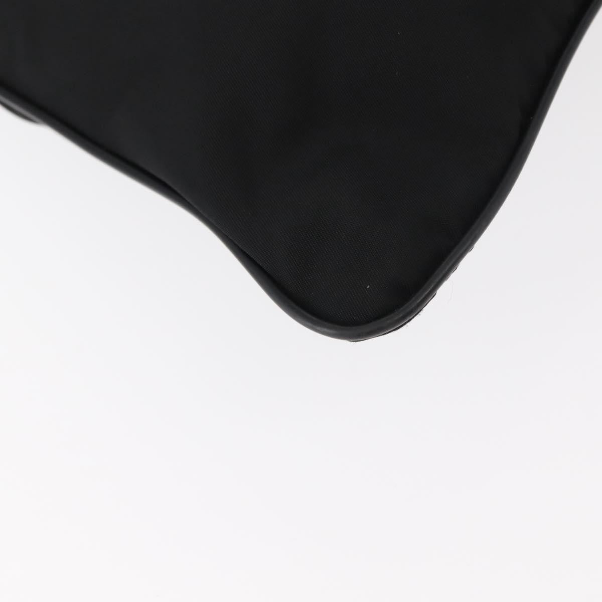 Prada Flat Messenger Bag Tessuto Black Nylon Shoulder Bag Bag