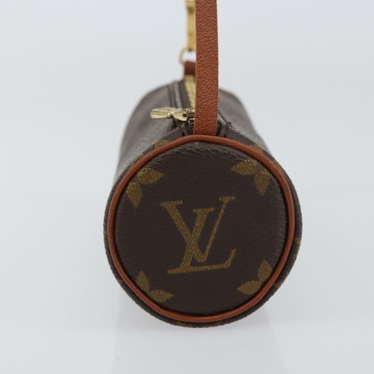 Louis Vuitton Papillon Pochette Monogram Canvas Brown Canvas Clutche & Pouche Bag