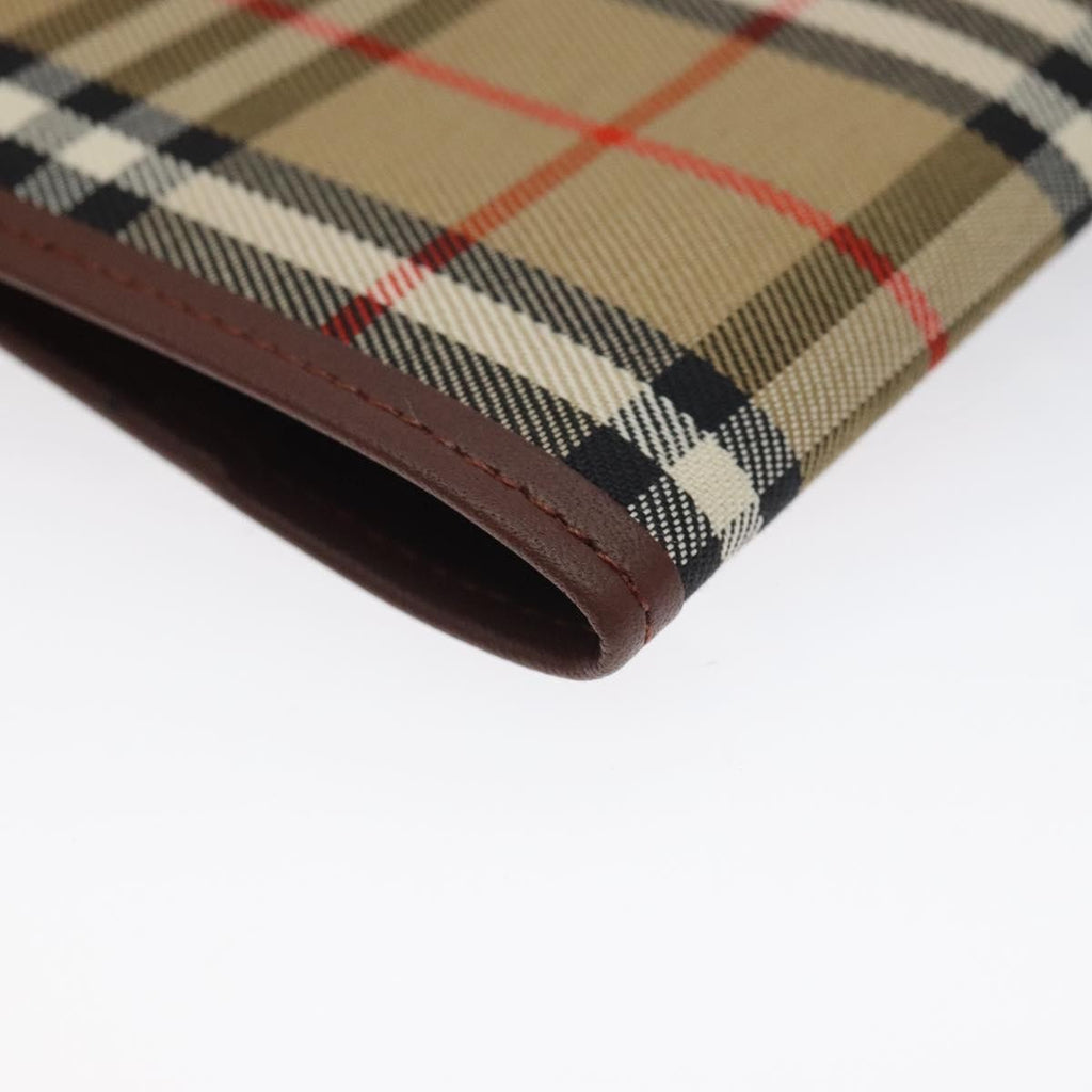 Burberry Nova Check Pochette Canvas Beige Canvas Clutche & Pouche Bag