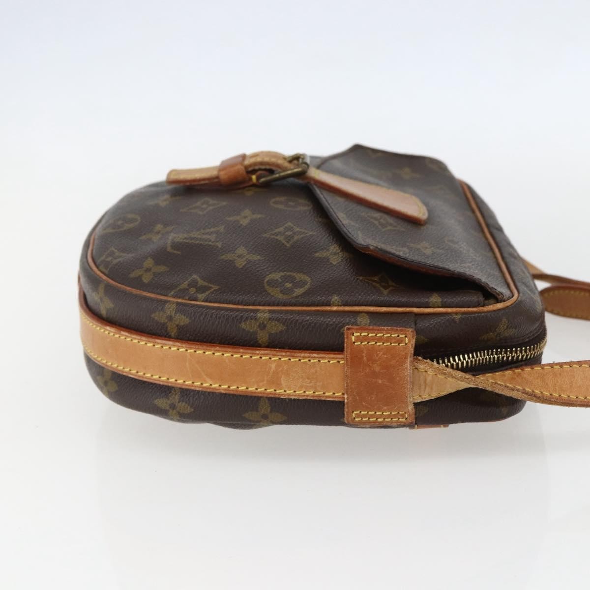 Louis Vuitton Jeune Fille Handbag Monogram Canvas Brown Canvas Shoulder Bag