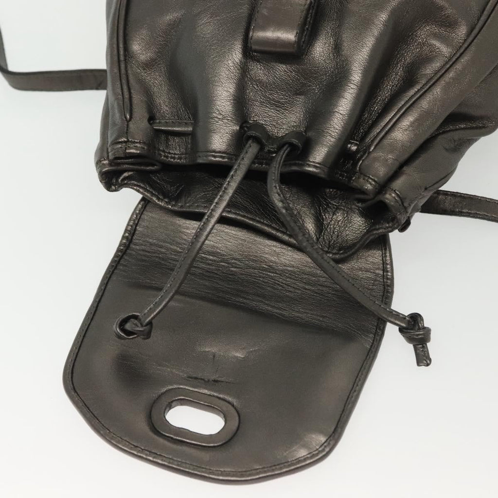 Bottega Veneta Intrecciato Backpack Patent Leather Metallic Leather Backpack Bag