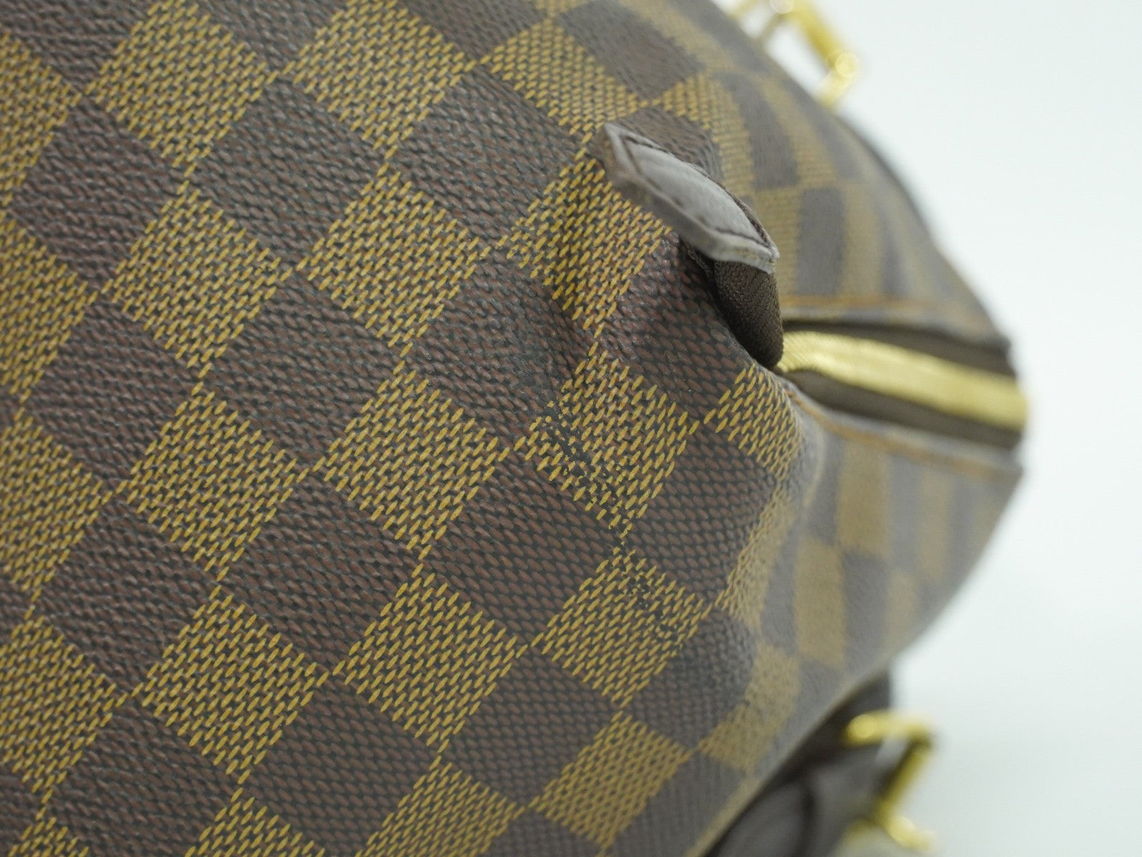 Louis Vuitton Belem Handbag Damier Brown Canvas Shoulder Bag