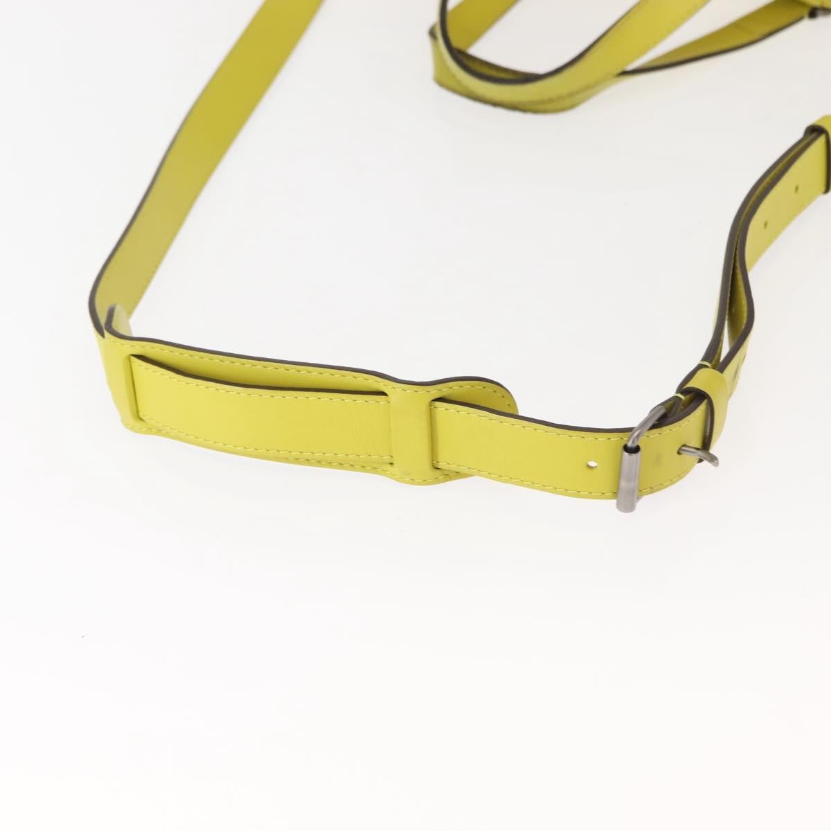 Louis Vuitton Tadao Handbag Damier Infini Leather Yellow Leather Handbag