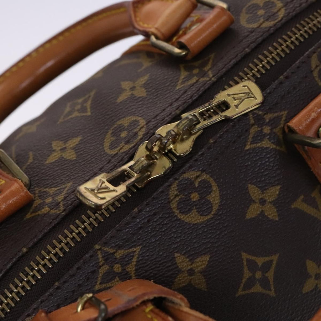Louis Vuitton Keepall Bag Monogram Canvas Brown Canvas Travel Bag
