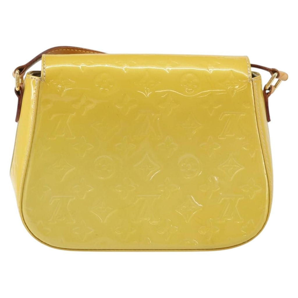Louis Vuitton Bellflower Handbag Monogram Vernis Brown Patent_Leather Shoulder Bag