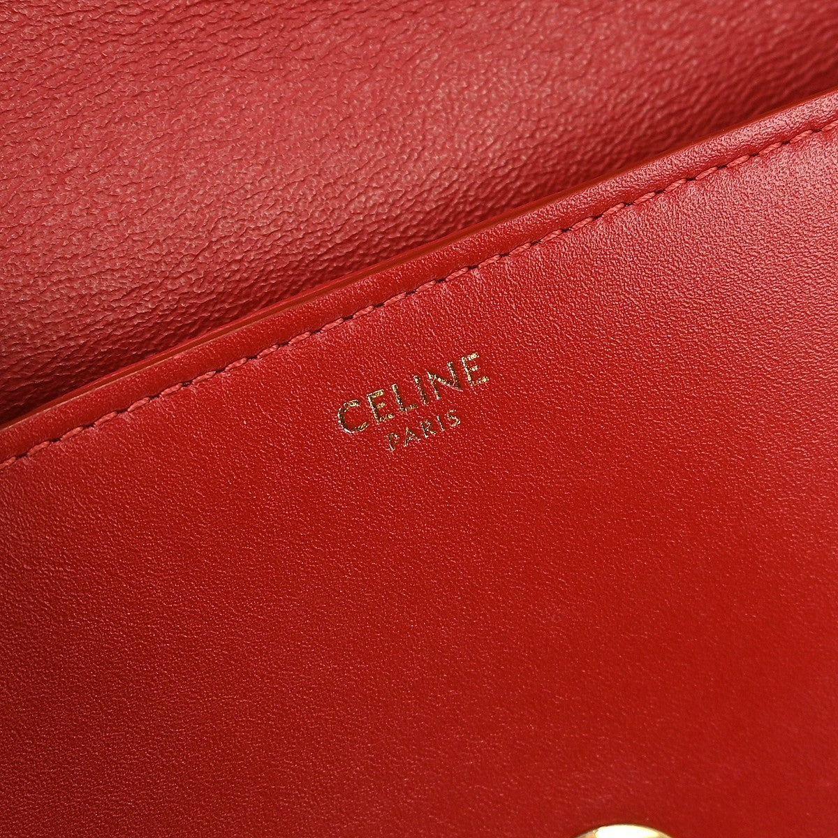 Celine Tassels Bag Leather Red Leather Shoulder Bag Bag