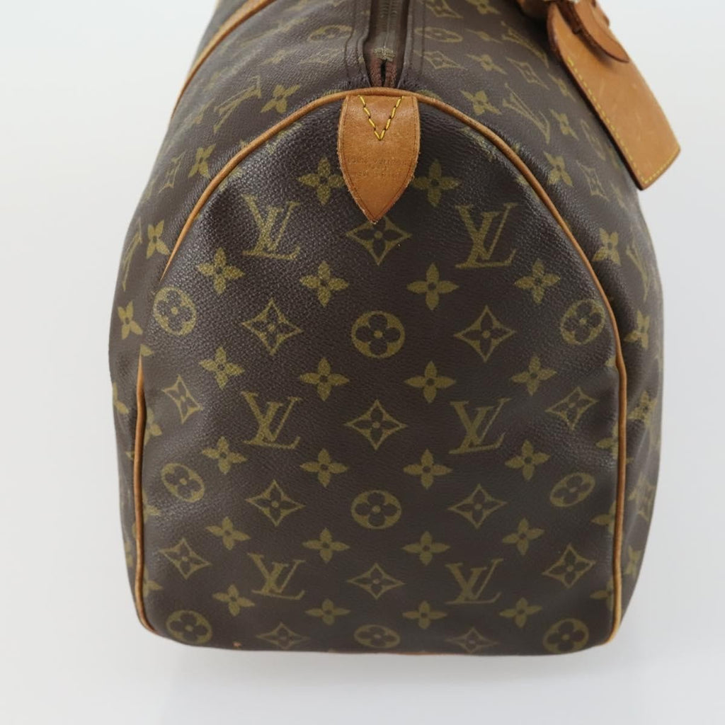 Louis Vuitton Keepall Bag Monogram Canvas Brown Canvas Travel Bag