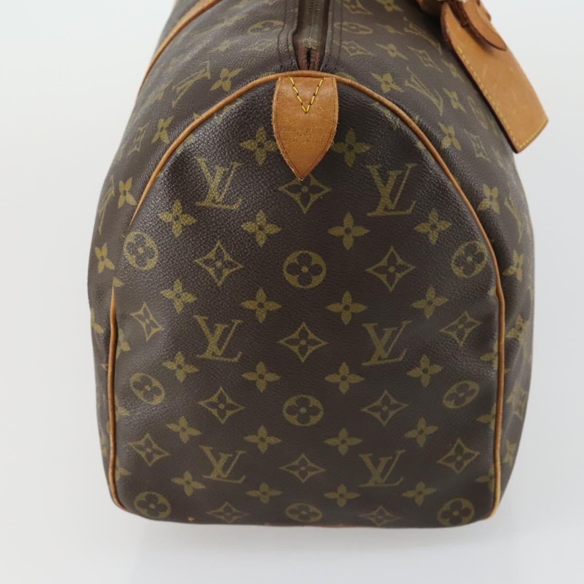 Louis Vuitton Keepall Bag Monogram Canvas Brown Canvas Travel Bag