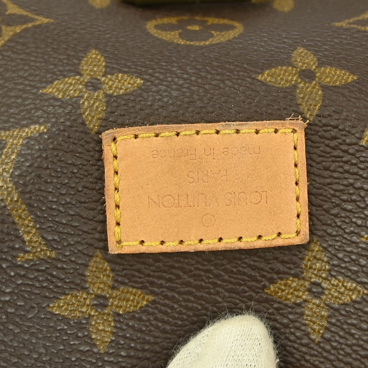 Louis Vuitton Saumur Handbag Monogram Canvas Brown Canvas Shoulder Bag