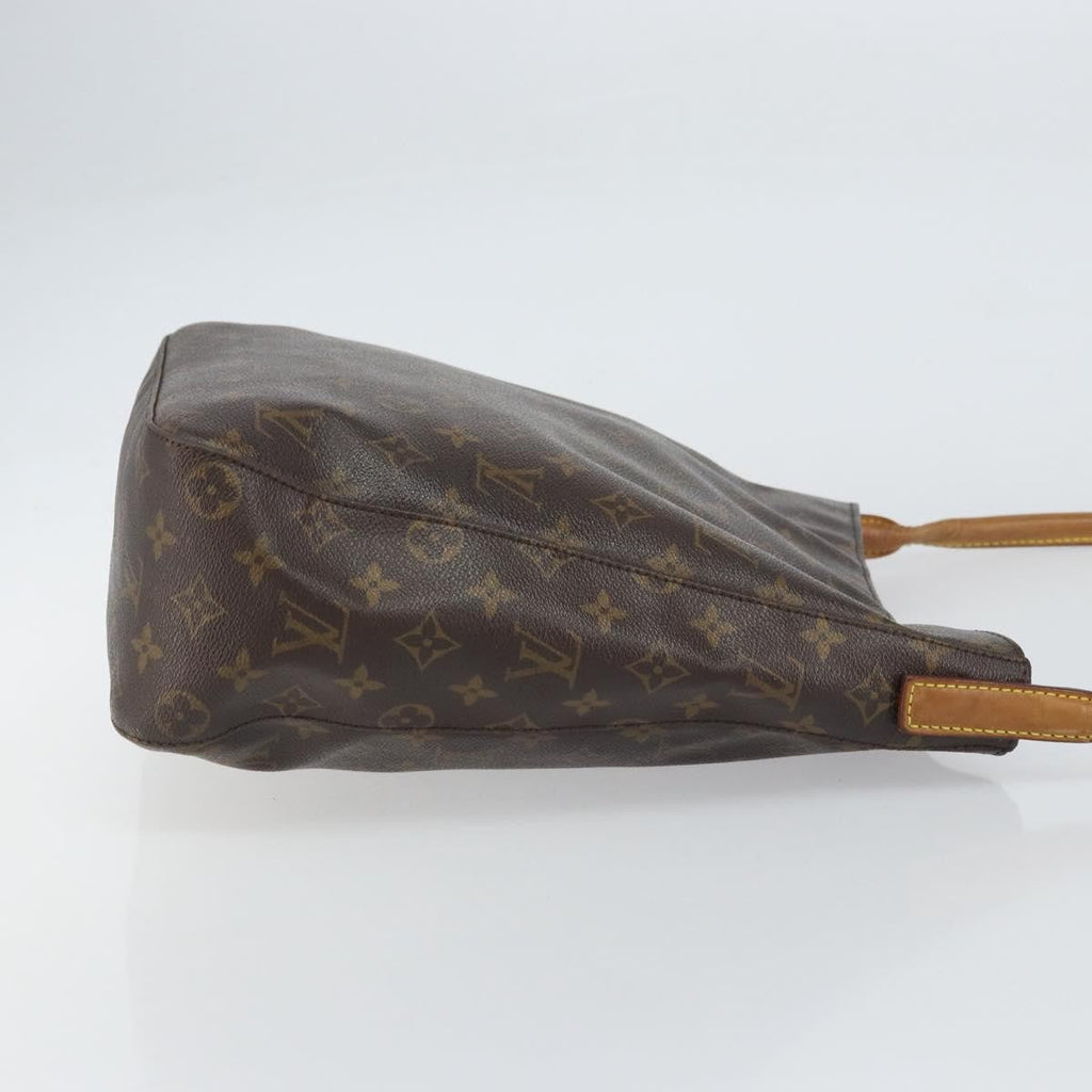 Louis Vuitton Monogram Looping Handbag Monogram Canvas Brown Canvas Shoulder Bag
