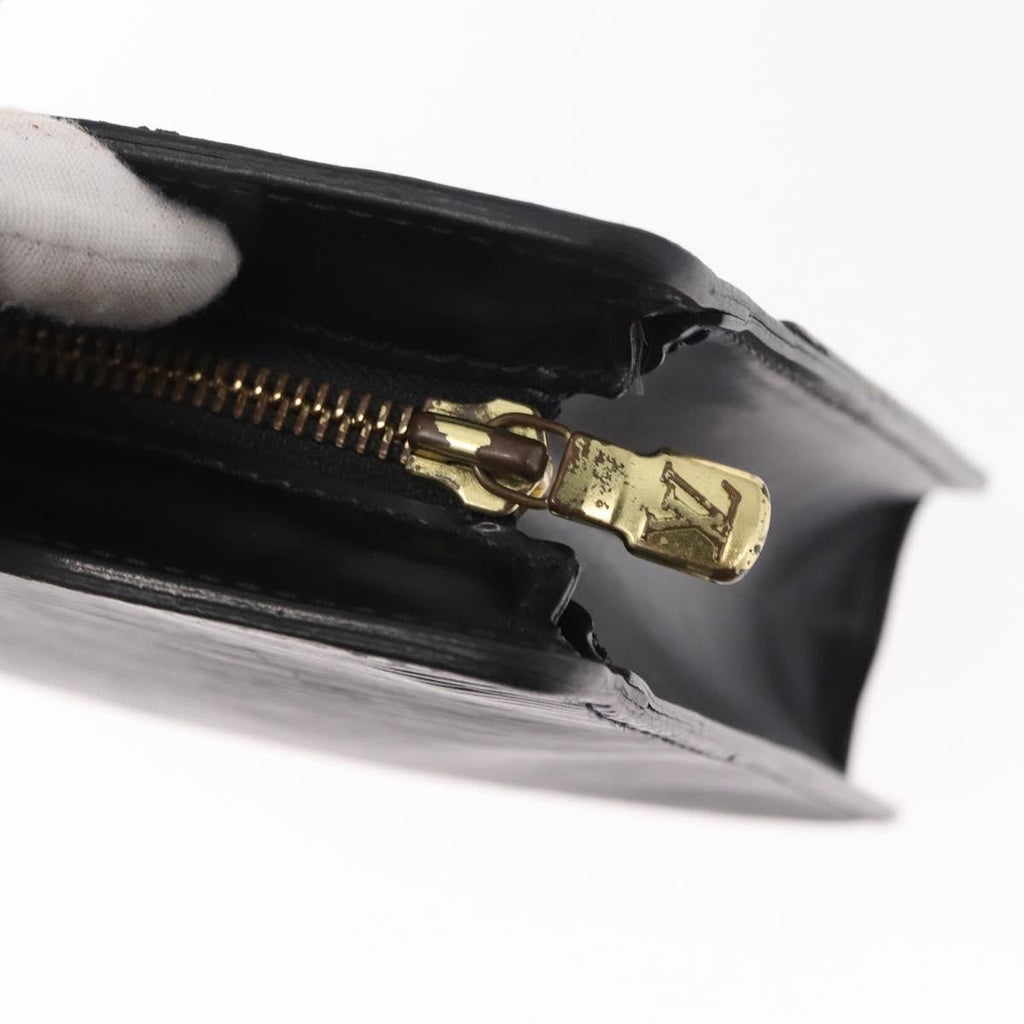 Louis Vuitton Pochette Homme Epi Leather Black Leather Clutche & Pouche Bag