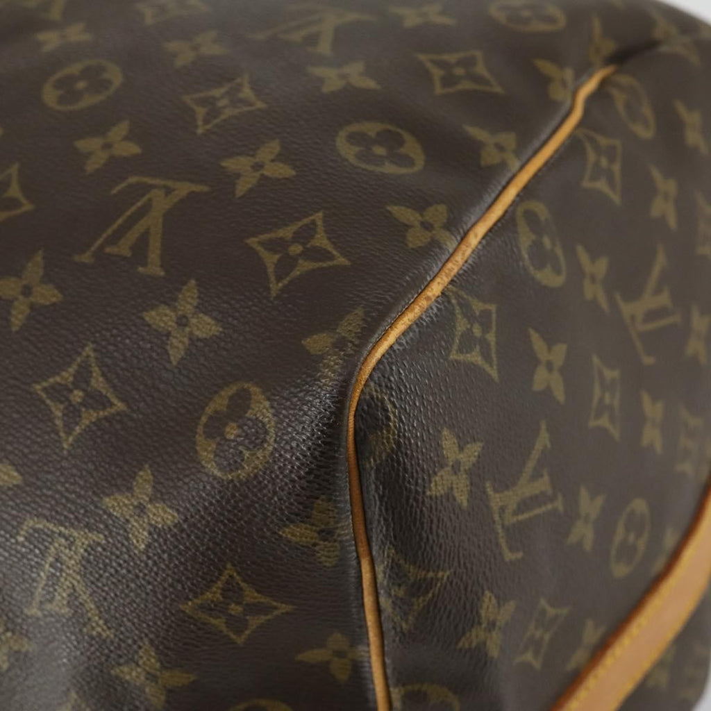 Louis Vuitton Keepall Bandouliere Bag Monogram Canvas Brown Canvas Travel Bag
