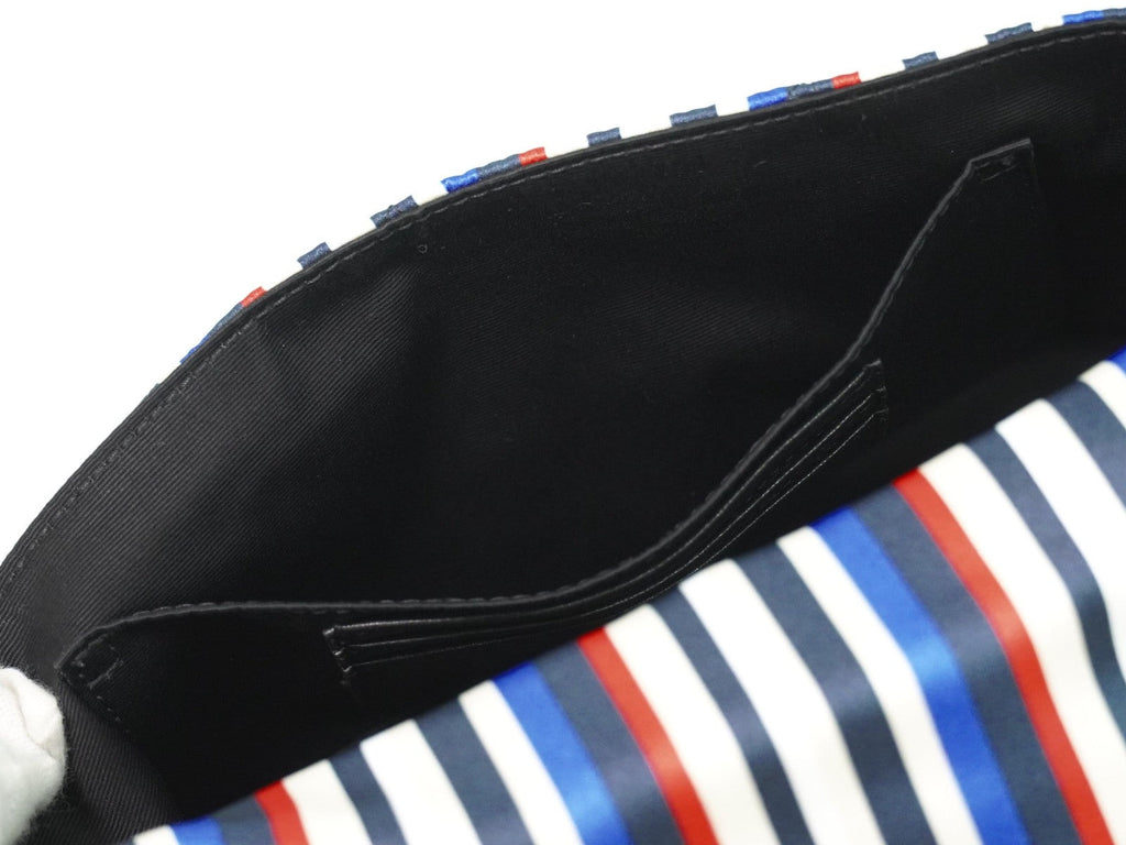 Saint Laurent Jamie Flap Bag Quilted Printed Silk Multicolour Silk Shoulder Bag Bag (Pre-Owned)