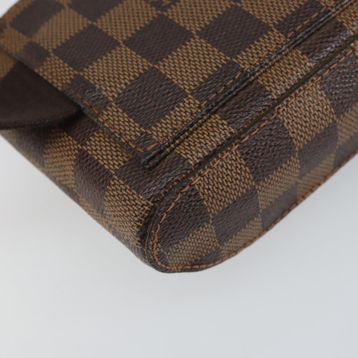 Louis Vuitton Geronimos Waist Bag Damier Brown Canvas Shoulder Bag