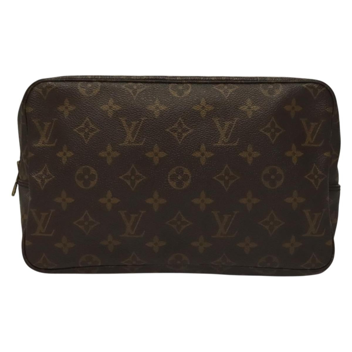Louis Vuitton Trousse Toilette Monogram Canvas Brown Canvas Clutche & Pouche Bag