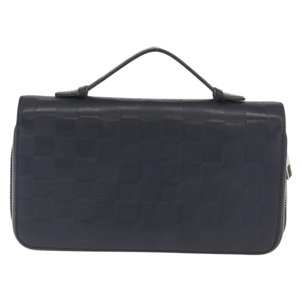 Louis Vuitton Zippy Xl Damier Leather Black Leather Wallets Accessory