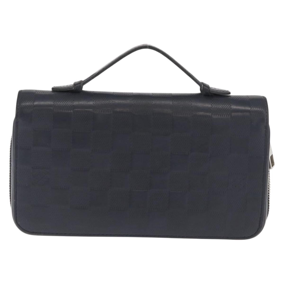 Louis Vuitton Zippy Xl Damier Leather Black Leather Wallets Accessory