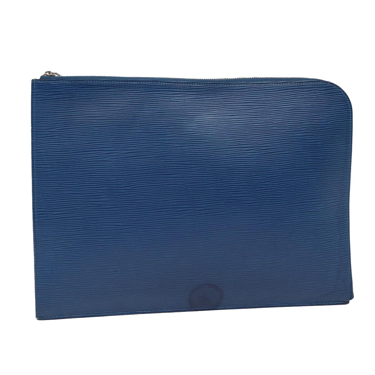 Louis Vuitton Pochette Jour Epi Leather Blue Leather Clutche & Pouche Bag