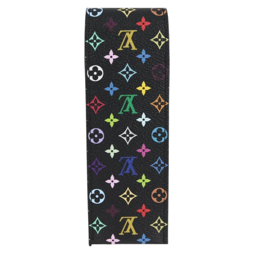 Louis Vuitton Etui À Stylo Canvas Black Canvas Clutche & Pouche Bag