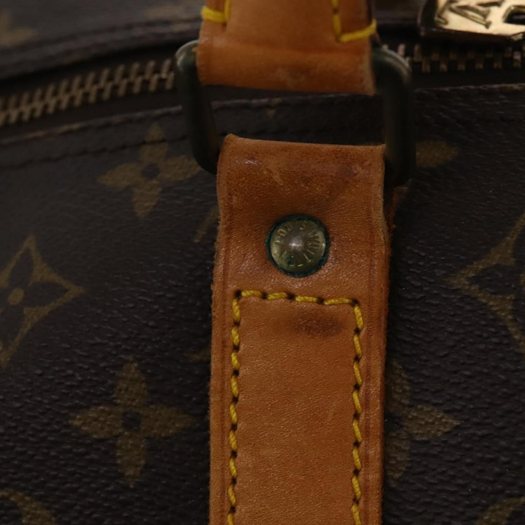 Louis Vuitton Keepall Bag Monogram Canvas Brown Canvas Travel Bag