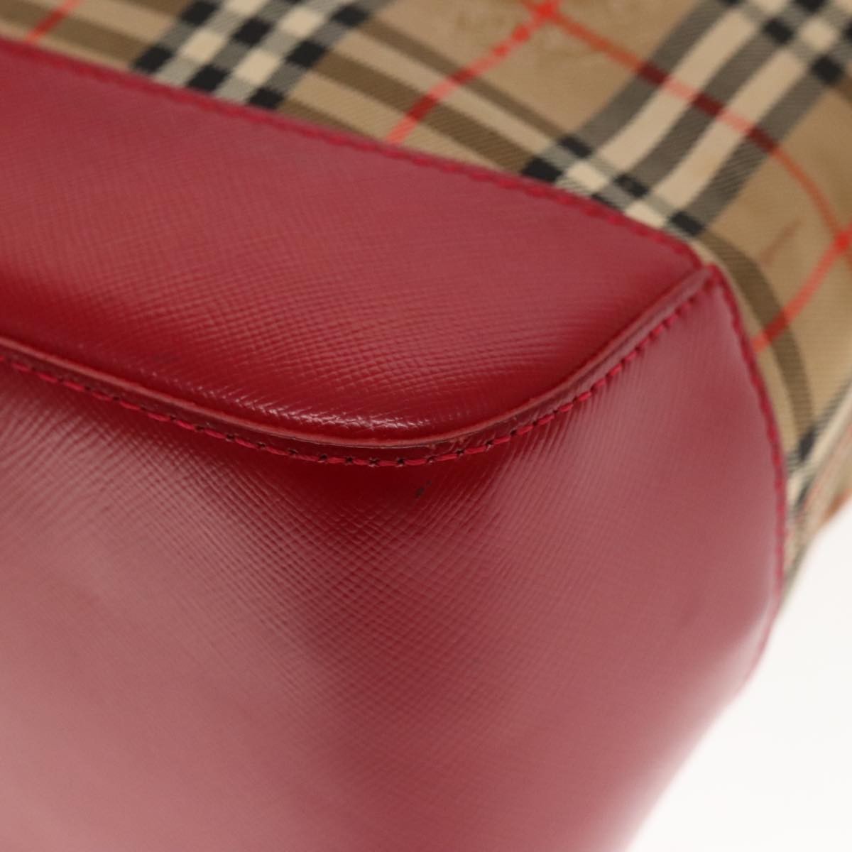 Burberry Nova Check Shoulder Bag Canvas And Leather Beige Canvas Shoulder Bag