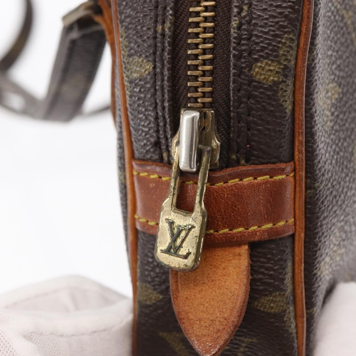 Louis Vuitton Pochette Marly Bandouliere Bag Monogram Canvas Brown Canvas Shoulder Bag