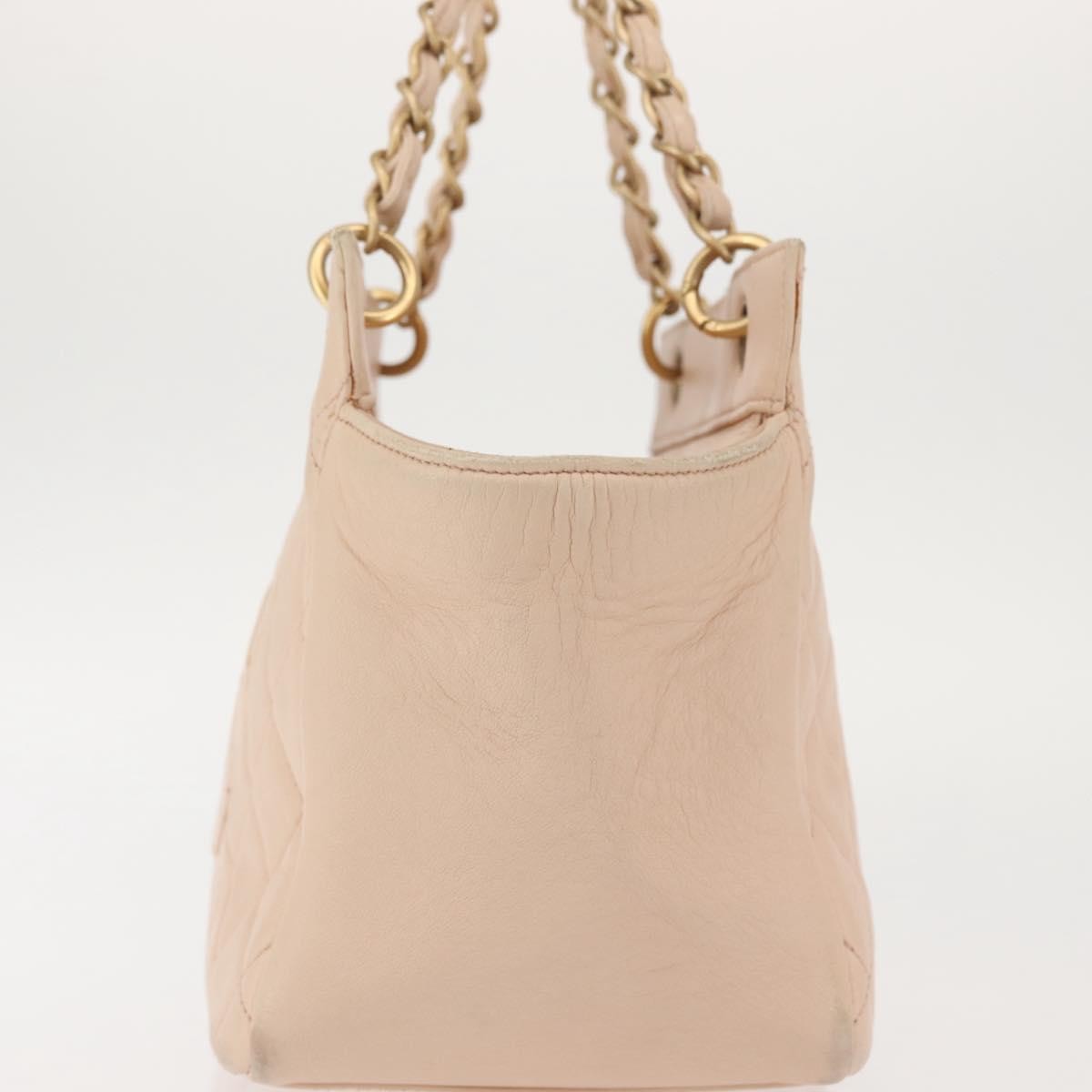 Chanel Petite Timeless Tote Quilted Calfskin Beige Leather Bag