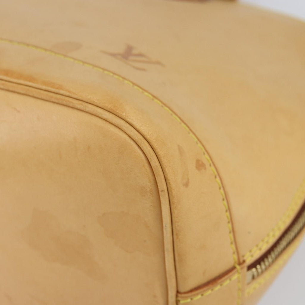 Louis Vuitton Alma Handbag Nomade Leather Beige Leather Handbag