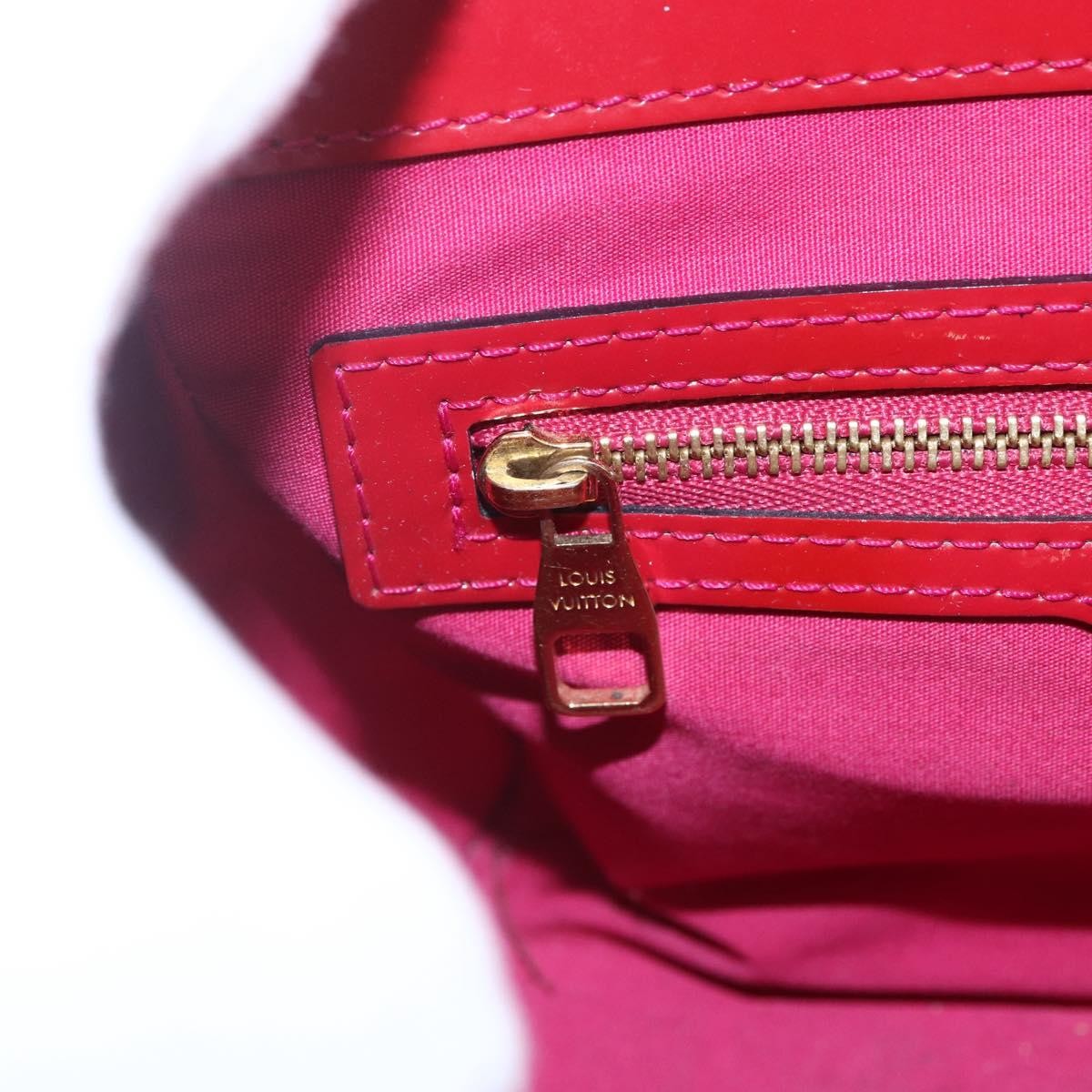 Louis Vuitton Catalina Handbag Monogram Vernis Pink Patent_Leather Handbag