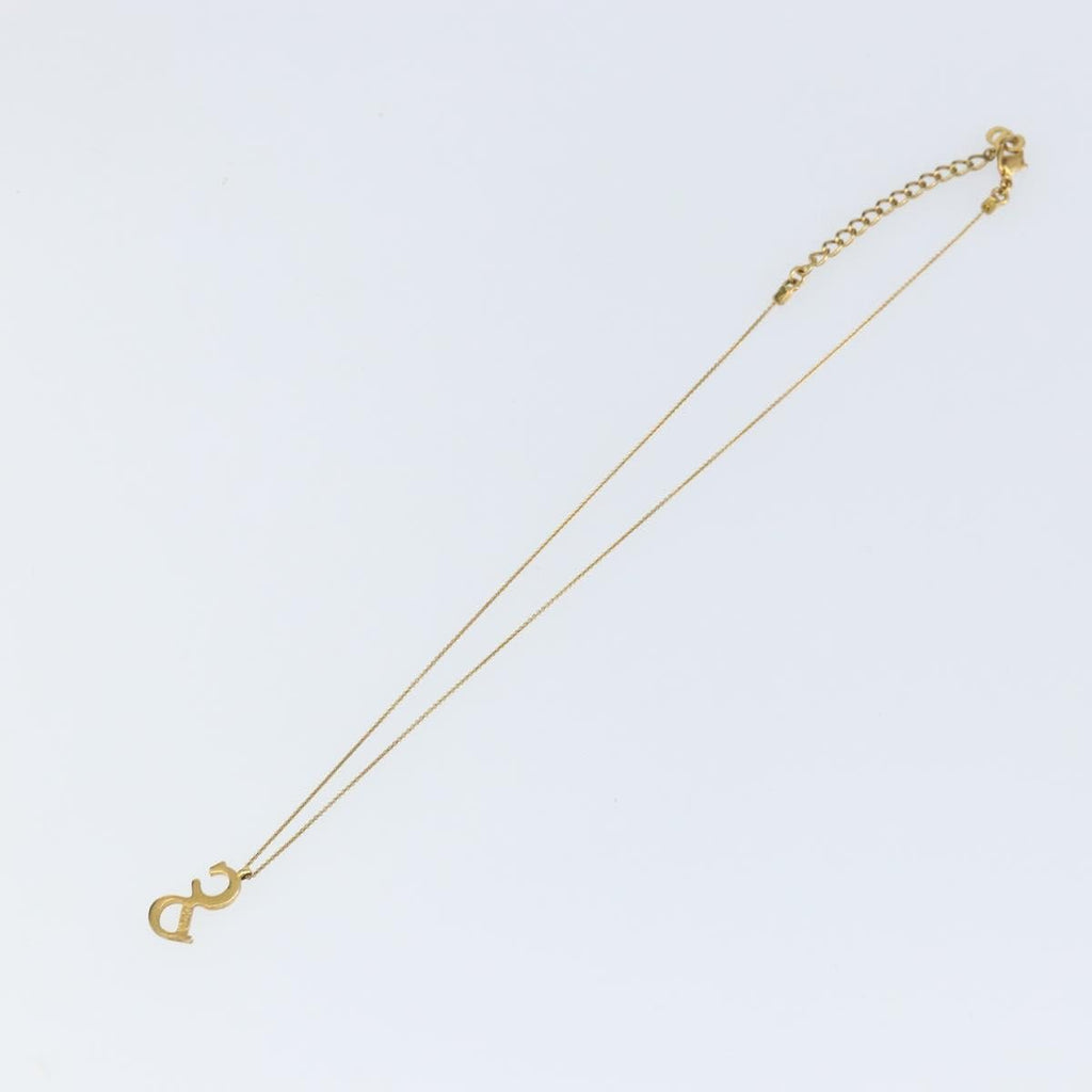 Christian Dior Cd Pendant Necklace Metal Gold Metal Necklace Jewelry (Pre-Owned)