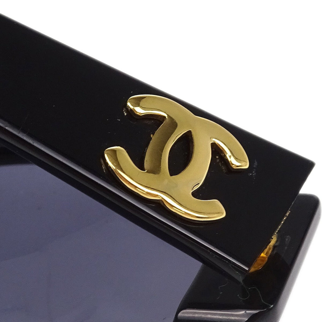 Chanel Chanel Logo Sunglasses Eye Wear Plastic Black Plastic Sunglasse Accessory
