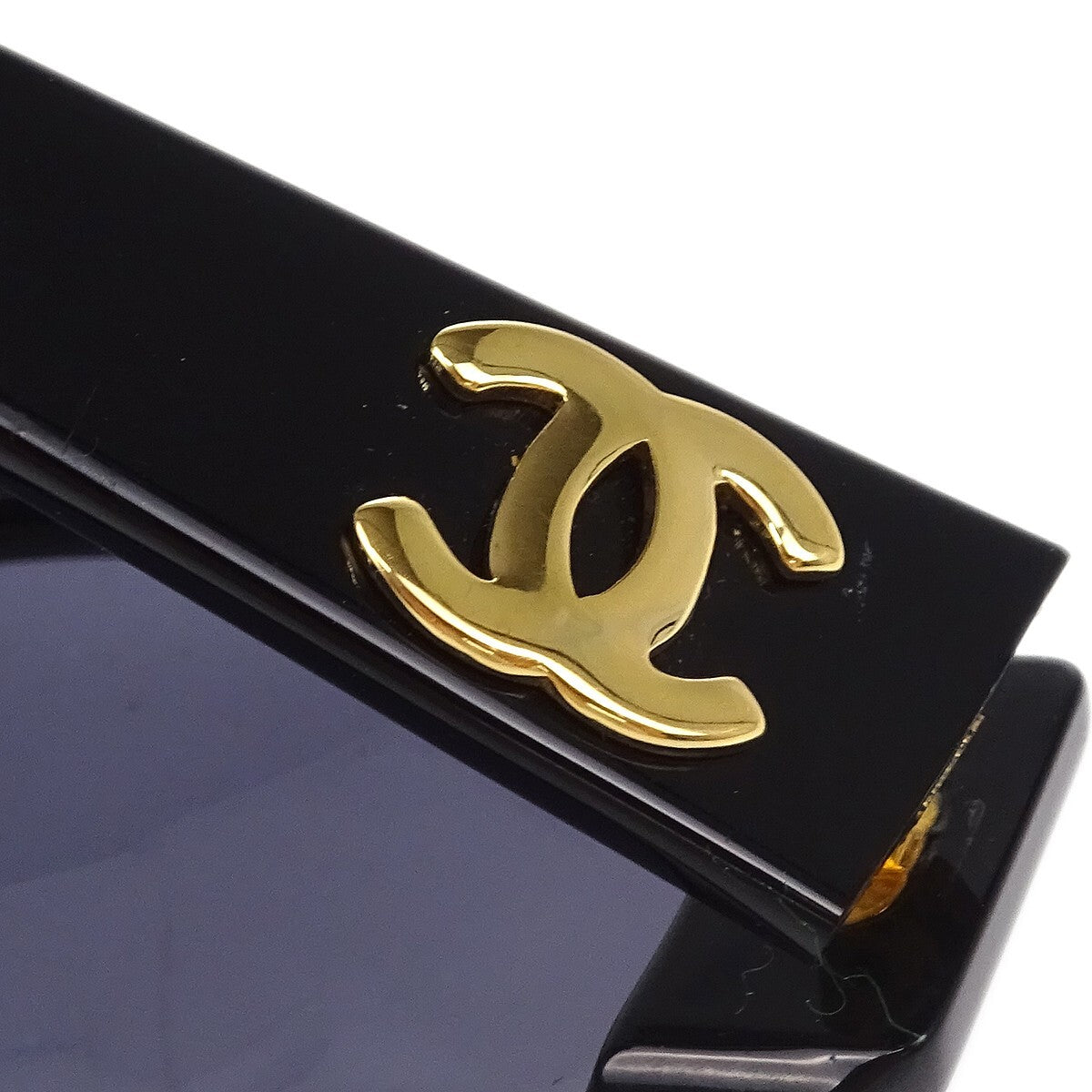 Chanel Chanel Logo Sunglasses Eye Wear Plastic Black Plastic Sunglasse Accessory