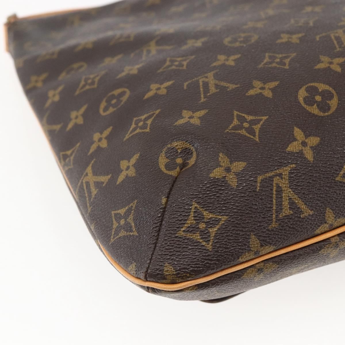 Louis Vuitton Musette Handbag Monogram Canvas Brown Canvas Shoulder Bag