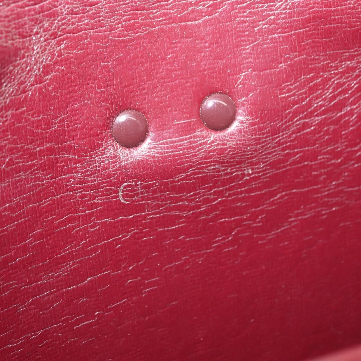 Christian Dior Vintage Cd Trotter Shoulder Bag Canvas Red Canvas Shoulder Bag Bag (Pre-Owned)