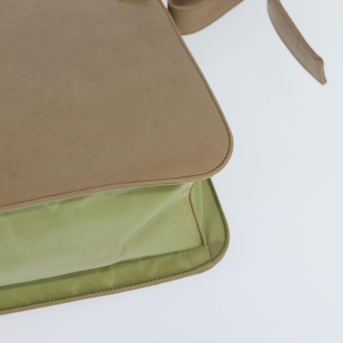 Prada Vintage Shoulder Bag Leather Beige Leather Shoulder Bag Bag