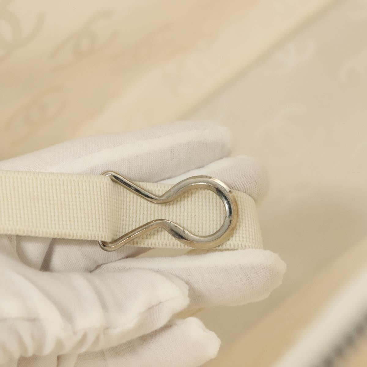 Chanel Cambon Canvas White Canvas Bag
