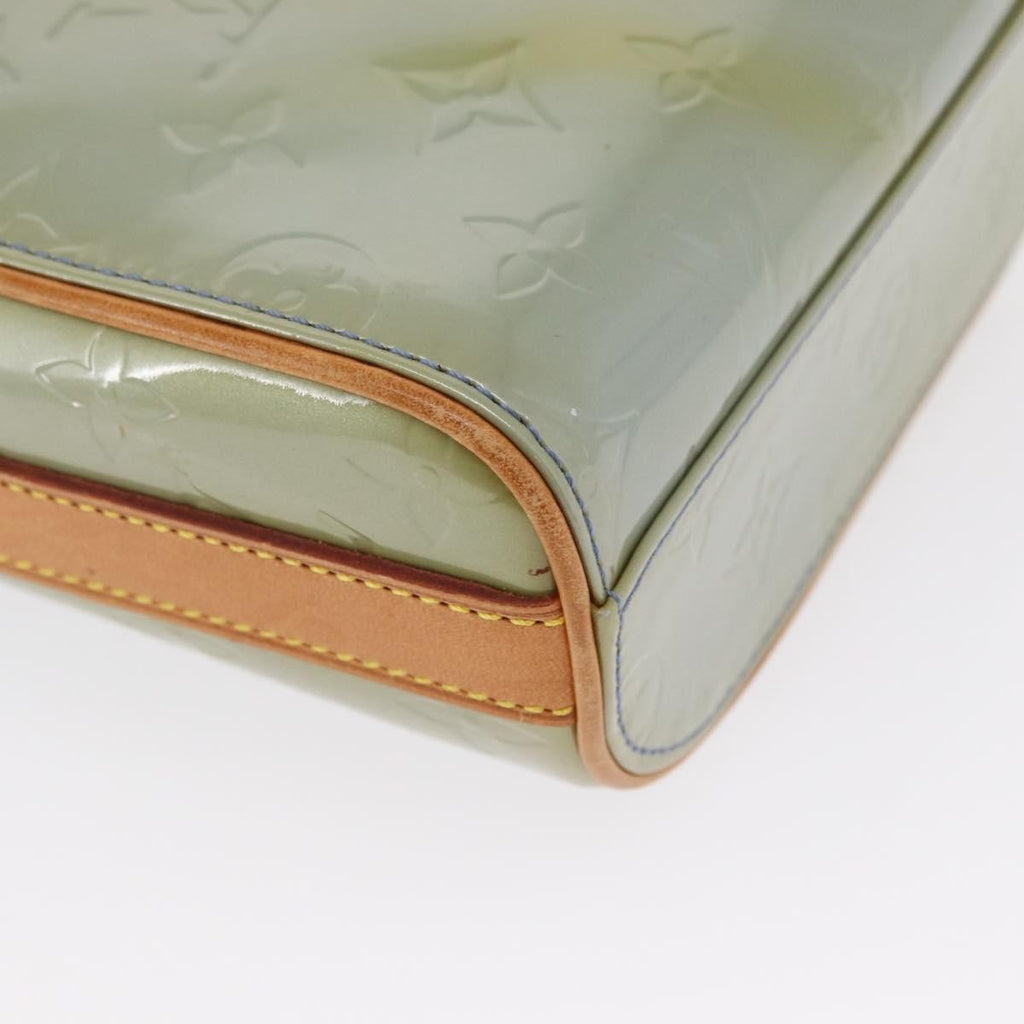 Louis Vuitton Sullivan Handbag Monogram Vernis Gray Patent_Leather Shoulder Bag