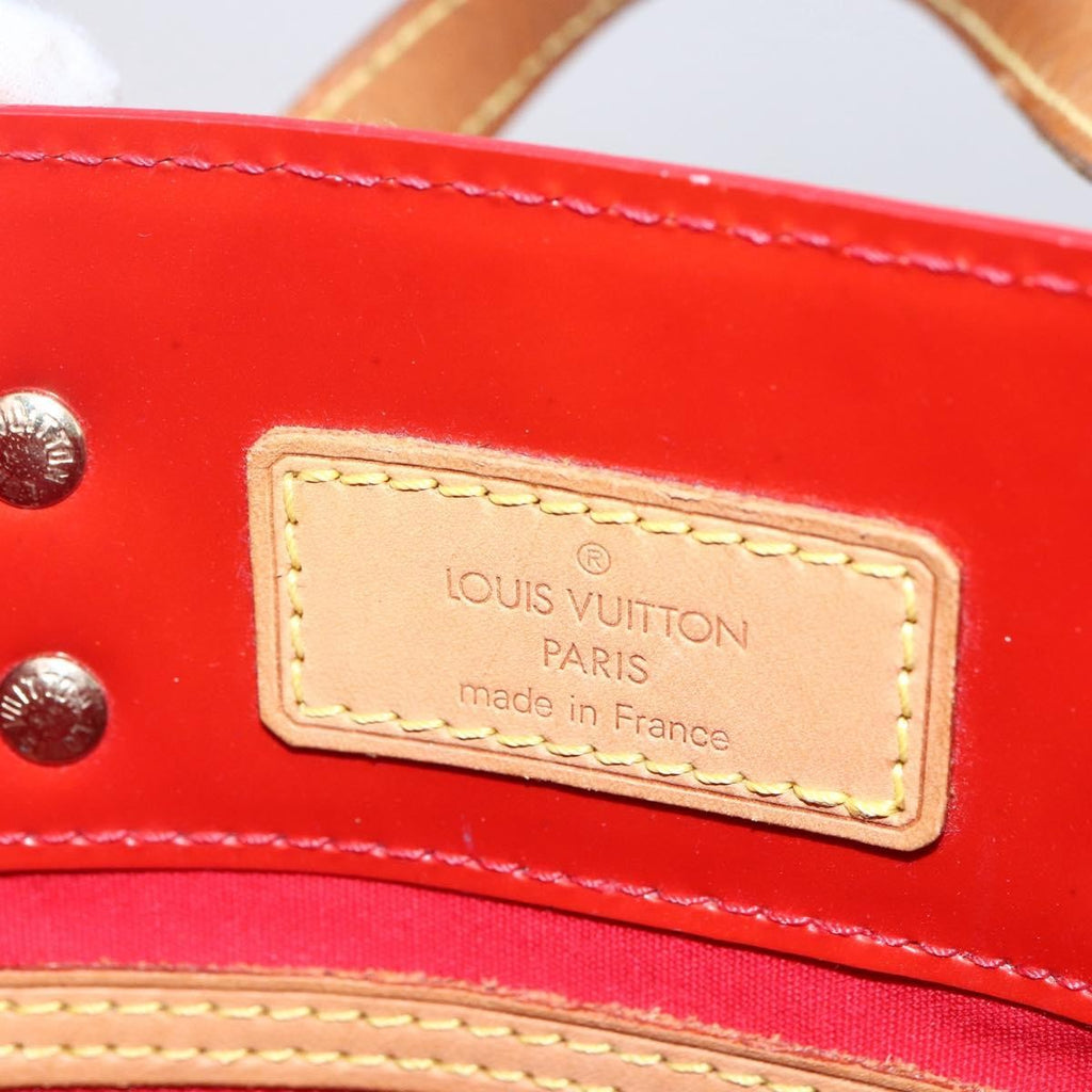 Louis Vuitton Reade Handbag Monogram Vernis Red Patent_Leather Handbag