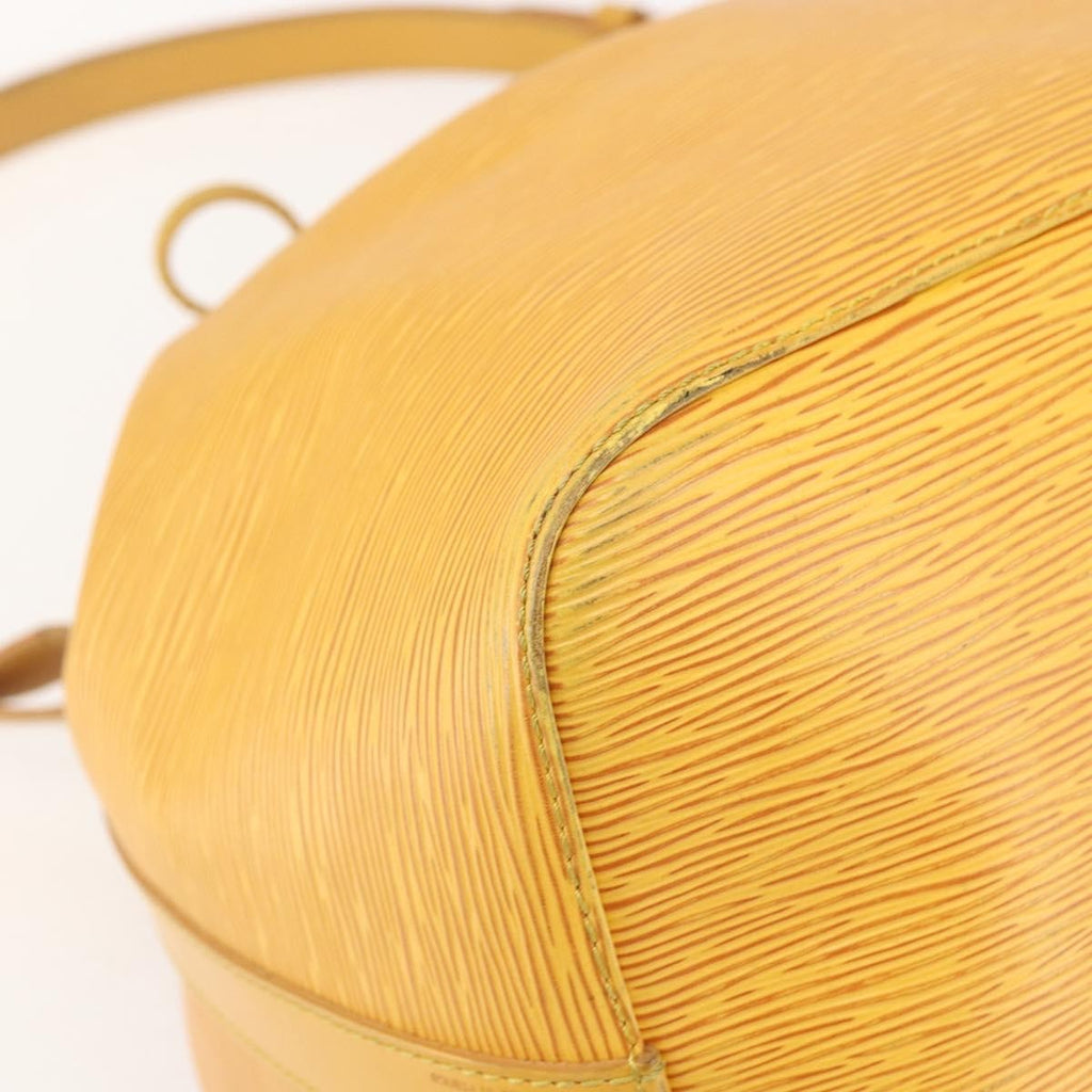 Louis Vuitton Petit Noe Handbag Epi Leather Yellow Leather Shoulder Bag