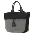 Prada Convertible Double Tote Tessuto Black Nylon Handbag