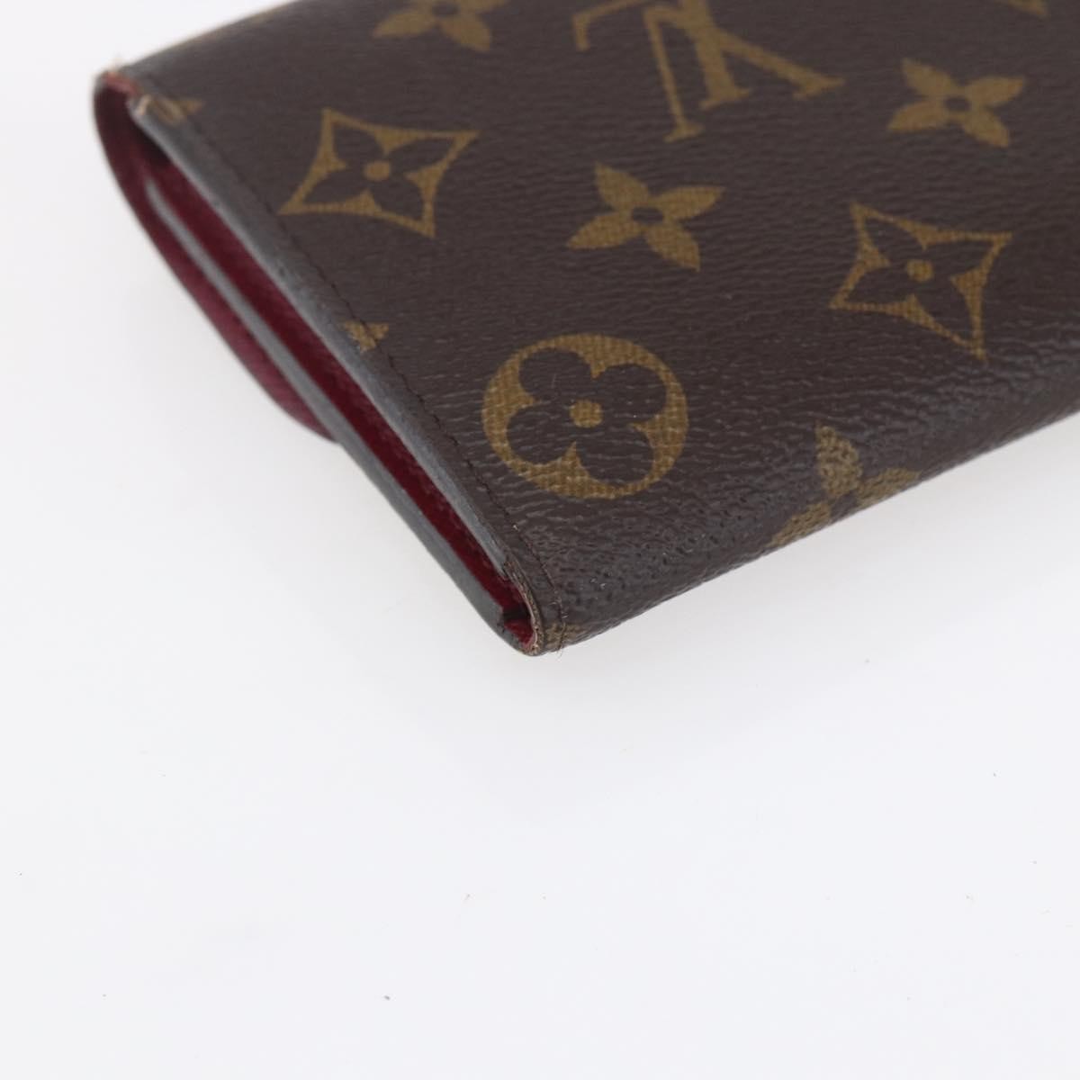 Louis Vuitton Emilie Wallet Monogram Canvas Brown Canvas Wallets Accessory