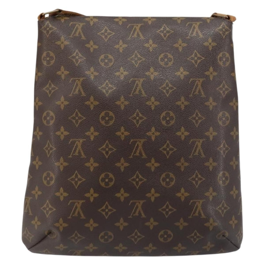 Louis Vuitton Musette Handbag Monogram Canvas Brown Canvas Shoulder Bag