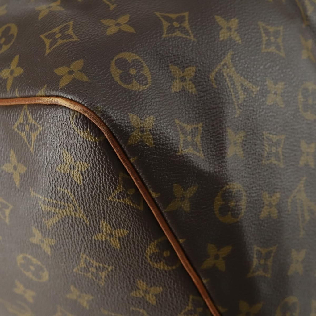 Louis Vuitton Keepall Bag Monogram Canvas Brown Canvas Travel Bag