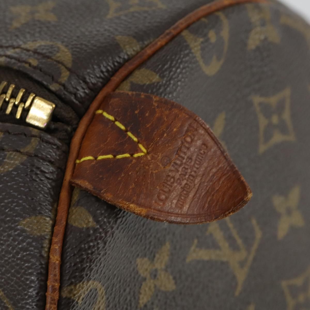 Louis Vuitton Keepall Bag Monogram Canvas Brown Canvas Travel Bag