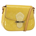 Louis Vuitton Bellflower Handbag Monogram Vernis Brown Patent_Leather Shoulder Bag