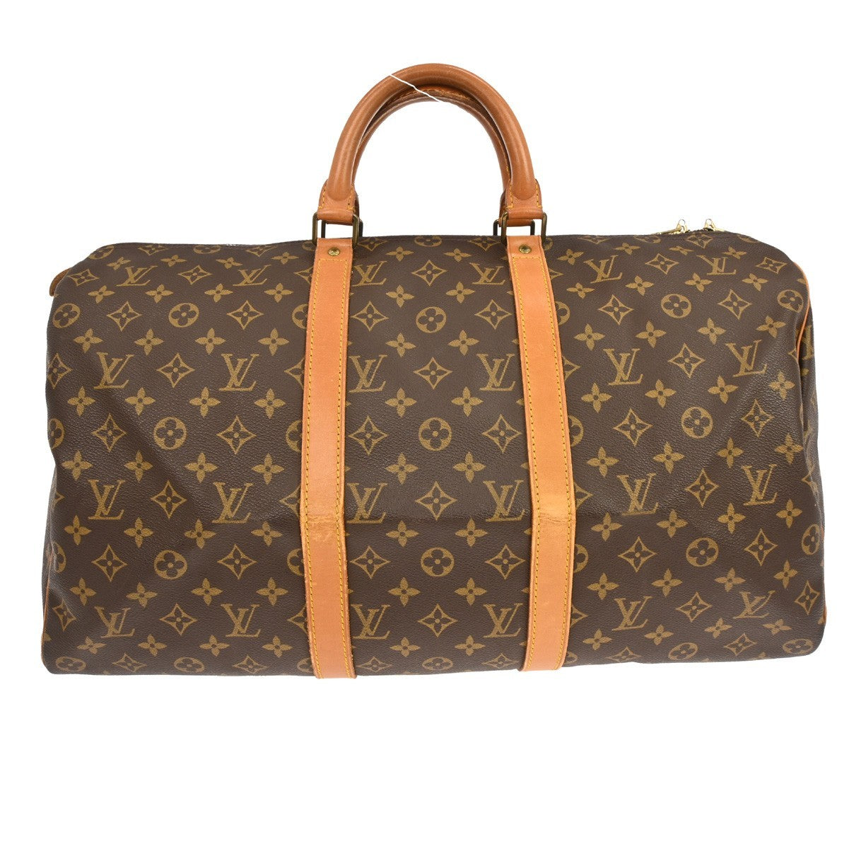 Louis Vuitton Keepall Bag Monogram Canvas Brown Canvas Travel Bag
