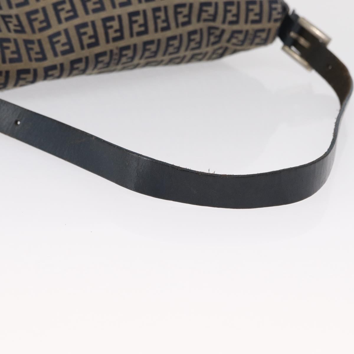 Fendi Mama Forever Bag Zucchino Canvas Navy Canvas Shoulder Bag Bag