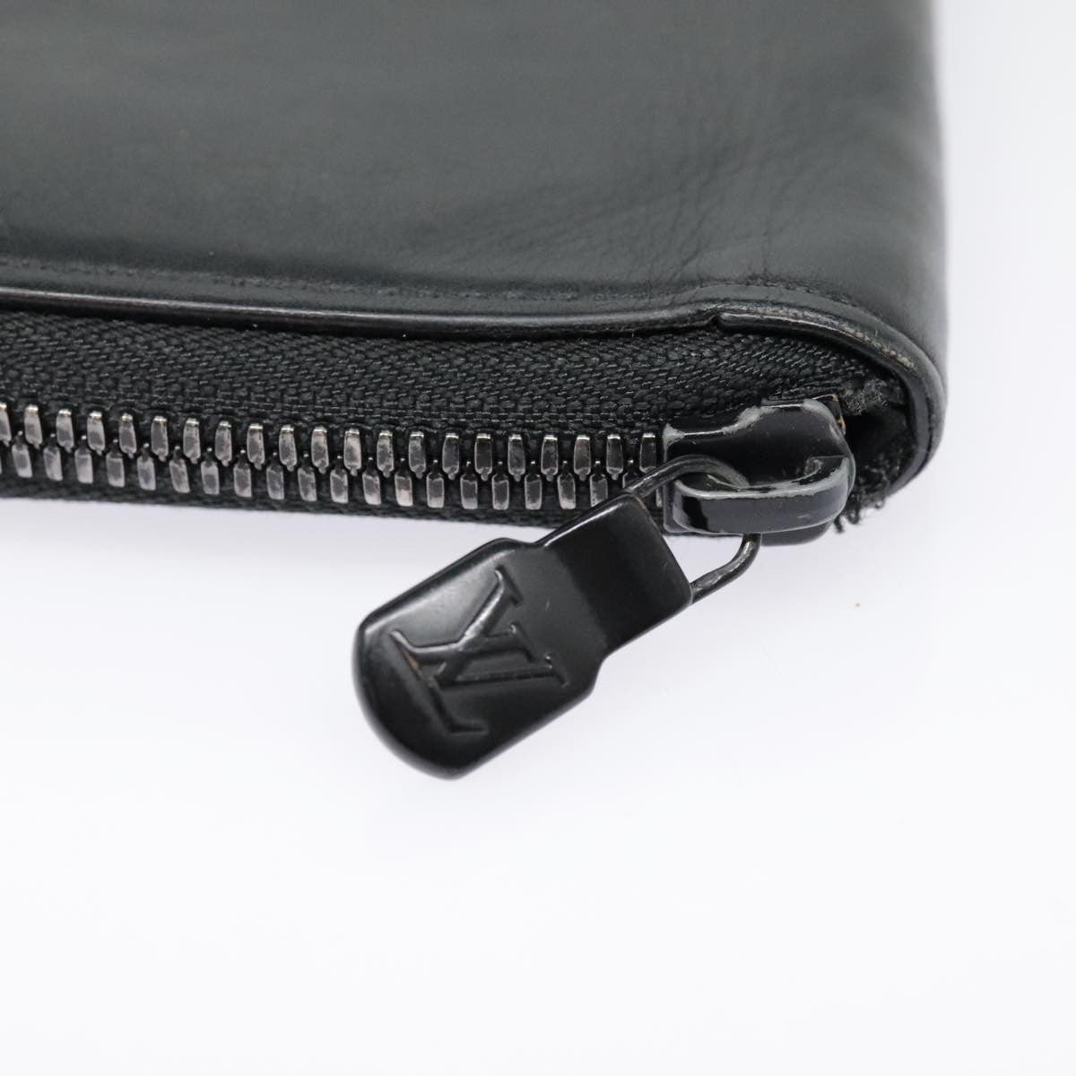 Louis Vuitton Zippy Wallet Vertical Monogram Shadow Leather Black Leather Wallets Accessory