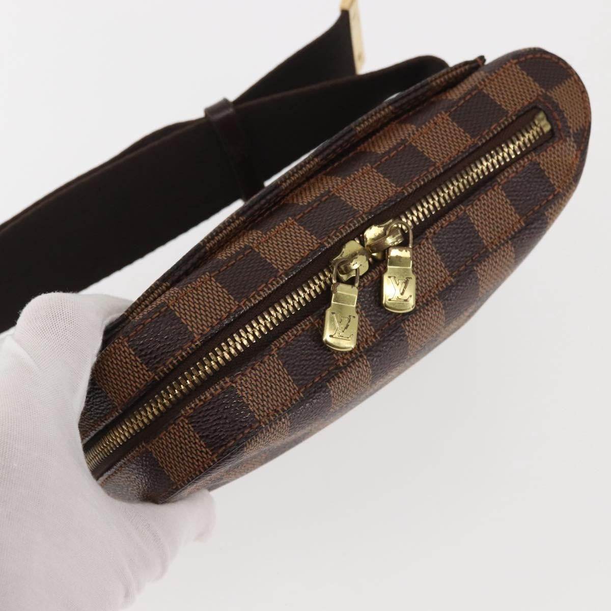 Louis Vuitton Geronimos Waist Bag Damier Brown Canvas Shoulder Bag