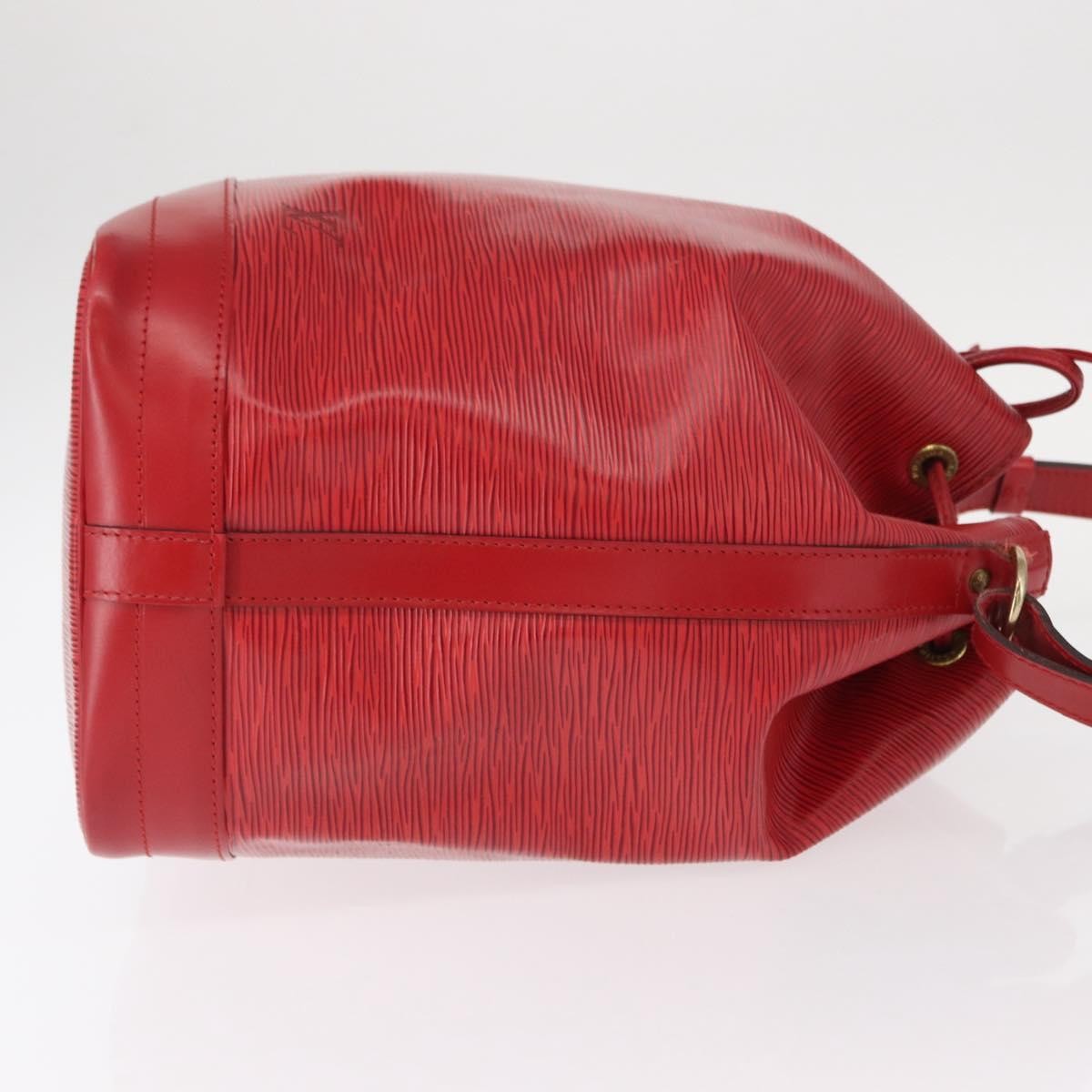 Louis Vuitton Petit Noe Nm Handbag Epi Leather Red Leather Shoulder Bag
